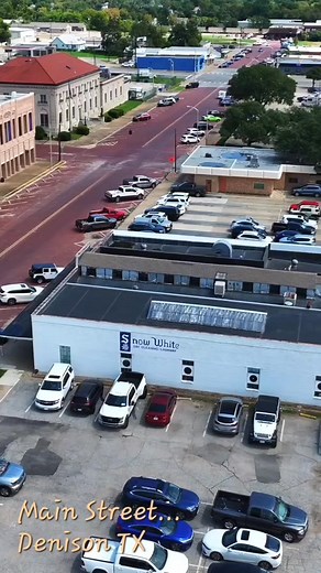 Small Town Main Street... Denison TX | Charles Davis Photography