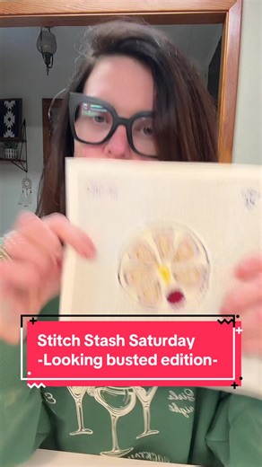 Busted Stitched stash Saturday!… (I think that’s a thing) #stitchstash #needlepoint #ndlpt #icestorm2026