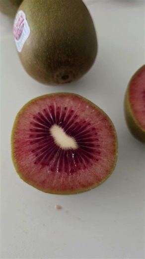 Ruby red kiwifruit. #red kiwifruit #woolworths #australia