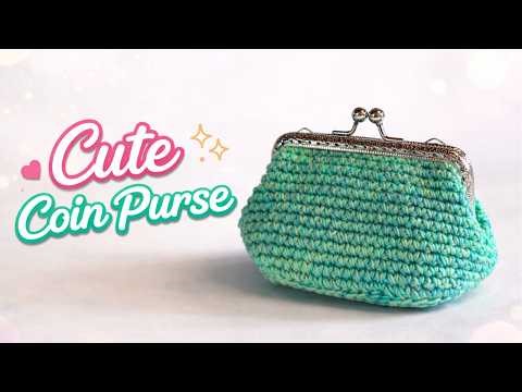 Cute Crochet Coin Purse 👛 Fast & Easy!