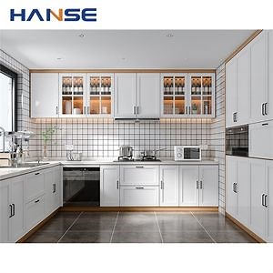 [Hot Item] Modern Rta Complete Set Wood Kitchen Cabinetry American Standard Classic Shaker Style White Solid Wooden Kitchen Cabinets