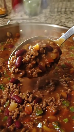 This is an easy chili to make. It also freezes nicely. Don't forget to top with some cheese and your favorite corn bread! Recipe in First Coʍmеոτ 👇 | Old fashioned recipe