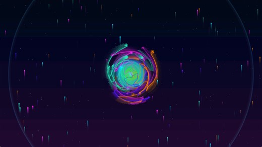 【前端特效】霓虹脑波体：赛博朋克风粒子互动