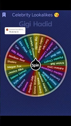 Spin the wheel Girlfriend edition 😍 #spinthewheel