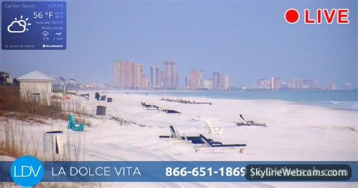 【LIVE】 Webcam Carillon Beach - Panama City Beach | SkylineWebcams