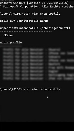 WLAN Passwort sehen