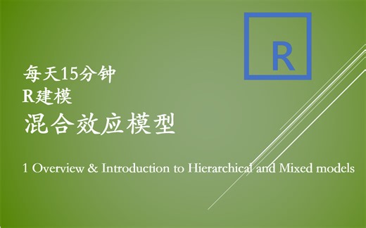 14.1 混合效应模型简介