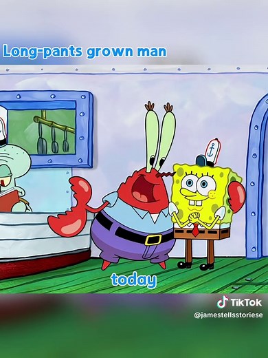 Spongebob donned his pants and stepped into high society#foryou #spongebobsquarepants #usa #spongebob #fyp