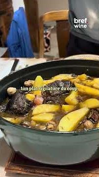 My dad's beef bourguignon