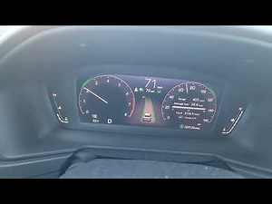 Honda Sensing Visuals on Driver's Interface and Controls Demo