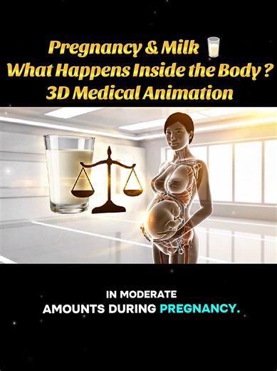 Pregnancy & Milk 🥛 – What Happens Inside the Body? | 3D Medical Animation #pregnancyeducation #usatiktok🇺🇸 #educationalpurposesonly #learnontiktok #unfreezemyaccount