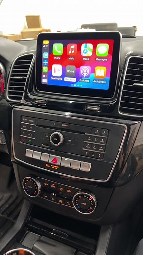 Mercedes Benz GLE in for #AppleCarplay & #AndroidAuto integration! #gtacarkits