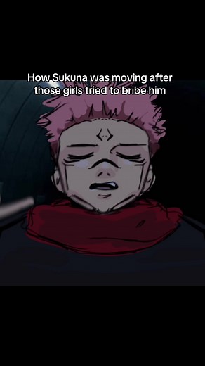 Sukuna's Reaction to Girls Bribing Him (JJK Meme)