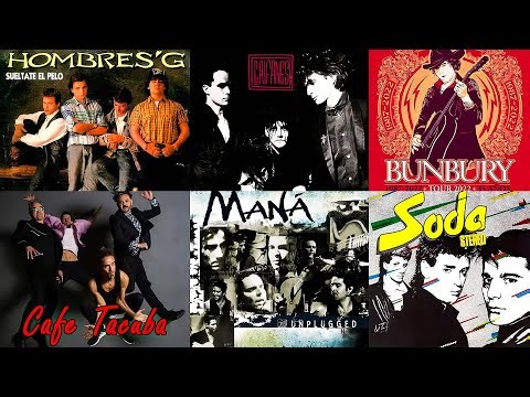 MIX Rock En Español 80 y 90 Mana,Enrique Bunbury, Enanitos Verdes, Caifanes, Hombres G, Soda Stereo