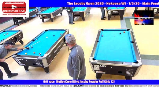 Jacoby Powder Puffs vs Motley Crew 2026 Sponsors include Jacoby Custom Cues, hit up TvMike if you are interested in a unique 1 of 1 high dollar cue or any of your cue needs such as break cues or playing shafts. Monster crushes are available and the all new 2025 series is here in my new cue store - http://www.tvmikescues.com NORDvpn - Get yourself the best VPN in the business to protect yourself on the internet. Goto http://nordvpn.live And sign up today, check it out for big discounts right now.