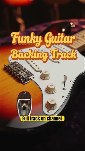 Funky Guitar Backing Track #shorts