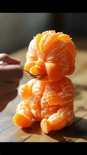 Baby Mandarin Said Yum #brainrot #chaos #memeshorts #mandarin #foodmeme