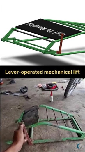 How Dirt Bike Lifts Work! 🏍️ (Lever Mechanism) #shorts