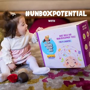#UnboxPotential of your little one with The Brainy Bear Early Skills and Brain Development Subscription Boxes. Designed and curated by eaely learning experts to nurture your child’s overall development in their early stages of growth. Each box consists of highly ✅ Eco-friendly ✅ Non-toxic ✅ Handcrafted toys Gift your baby the power of early stimulation TODAY. Buy now: https://bit.ly/BrainyBearSubscriptionBox Shop these at exciting discounts: ✅ Buy 1 box for Rs. 2,299 (Save 21%) ✅ Buy 3 boxes Rs.