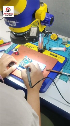Mobile Practical Class #viral #viralshorts #laptop #mobile #repairing #course Advance Institute