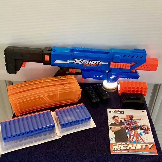 X-SHOT Insanity MOTORIZED Clip Mania - Joins Our Nerf Collection! #shorts #nerf #zuru #blaster