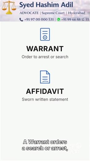 Legal Terminology #advocate #telangana #syedhashimadil