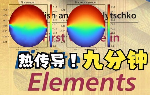 【有限元讨论班 5】Python 有限元解热传导