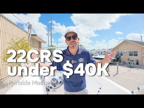 2026 ALK2 22 CRS in White with Brown Interior & Simrad GO9 | Only at Portside Marine