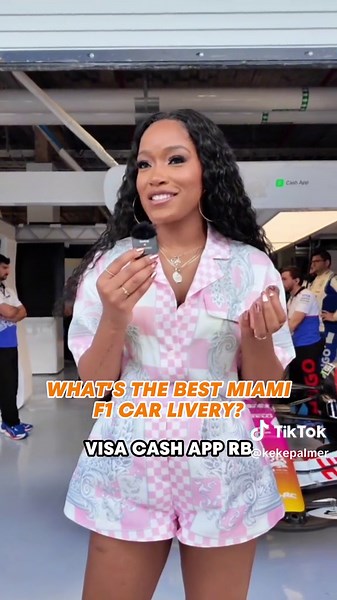 F101 with @Cash App @Visa Cash App RB F1 Team Prepaid debit cards issued by Sutton Bank.