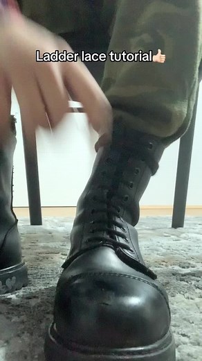 Ladder Lace Tutorial for Skinhaed Boots