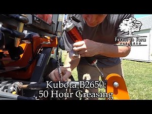 Greasing The B2650