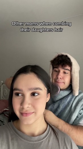 Parenting Humor: Moms Combing Their Children's Hair