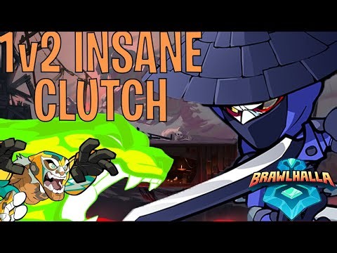 1v2 INSANE CLUTCH! 💥 Hattori Defeats Two Tezcas | Brawlhalla Epic Gameplay