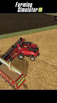 Relaxing Farming Gameplay 🚜 Rice Harvest | FS22 Shorts