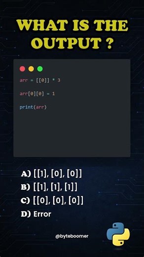 Python list trick that confuses every developer #shorts #python #coding