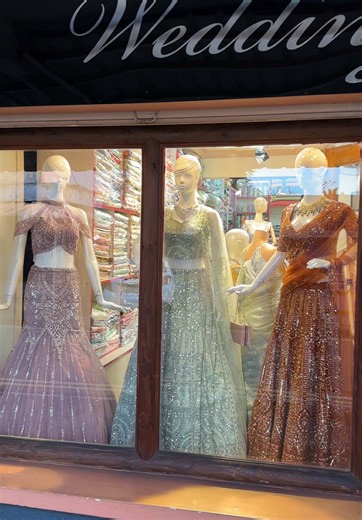 ✨Window to Royalty - Where Bridal Dreams Begin ✨ A Curated Collection of Premium Pastel Lehengas 😍 Step into a world of timeless elegance with our latest window display featuring a stunning array of premium pastel bridal lehengas - each crafted with love, adorned with mirror work, zari embroidery, crystal stones, and delicate threadwork that speaks volumes of tradition and luxury.