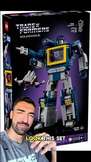 LEGO Transformers Soundwave is HERE😱