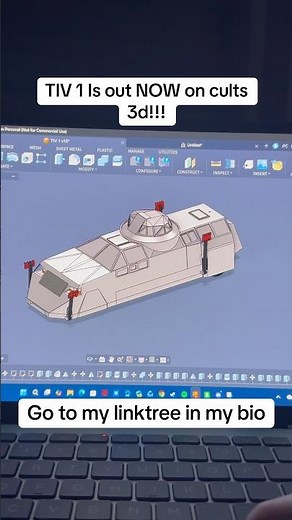 TIV 1 is out NOW on cults 3d #bambulabs #tiv1 #tiv2
