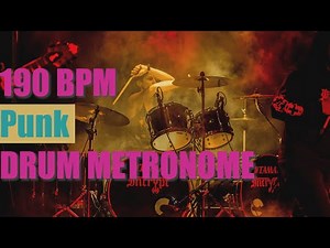 Punk - Drum Metronome Loop - 190 BPM