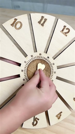 How to Make a Wooden Wall Clock | Laser Cutting & DIY Woodworking