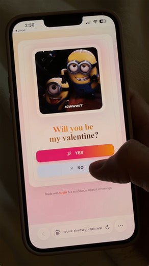 Replit | If you’ve been waiting for a sign… this is it ❤️ “Will you be my Valentine?” link below. Send it to yours 💌... | Instagram