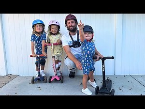 Dad Coaches 1-Year-Old to Jump a Skate Ramp