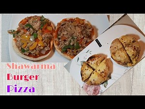 How To Make Homemade Bread Shawarma Pizza | Gania Recipes & Vlogs | Easy And Quick Recipe