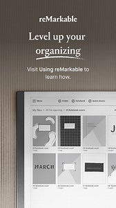 Visit our learning hub for tips, inspiration, and tutorials. | reMarkable