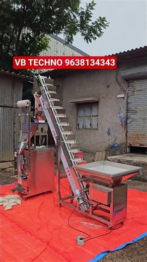 Grocery Packing Machine With Incline Conveyor