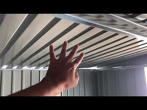 Outsunny 11’ by 9’ Steel Outdoor Garden Shed Video 41