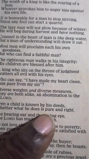Proverbs 20:12. Bible Reading And Meditation