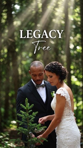 Legacy Tree Wedding Ceremony in The Woods! #forestwedding #shortsviral