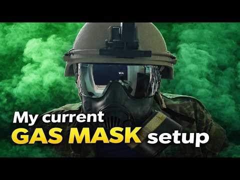 My current gas mask set up - Avon C50 #gasmask
