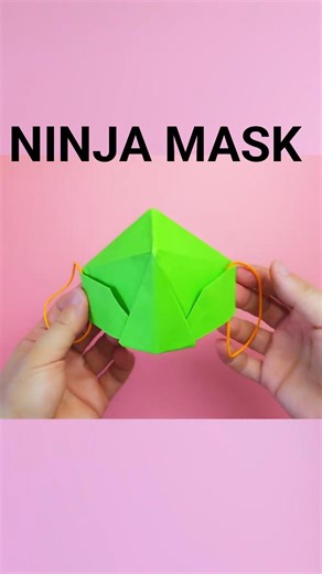 DIY Origami Ninja Mask #shorts